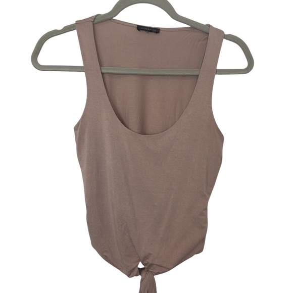 Dynamite Sleeveless Crop Tops Size Small White and Beige - Picture 2 of 12